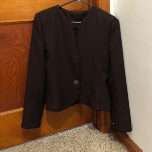 Brown blazer